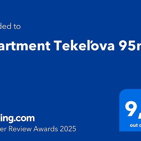 Apartment Tekelova 95M2 Prešov Eksteriør bilde